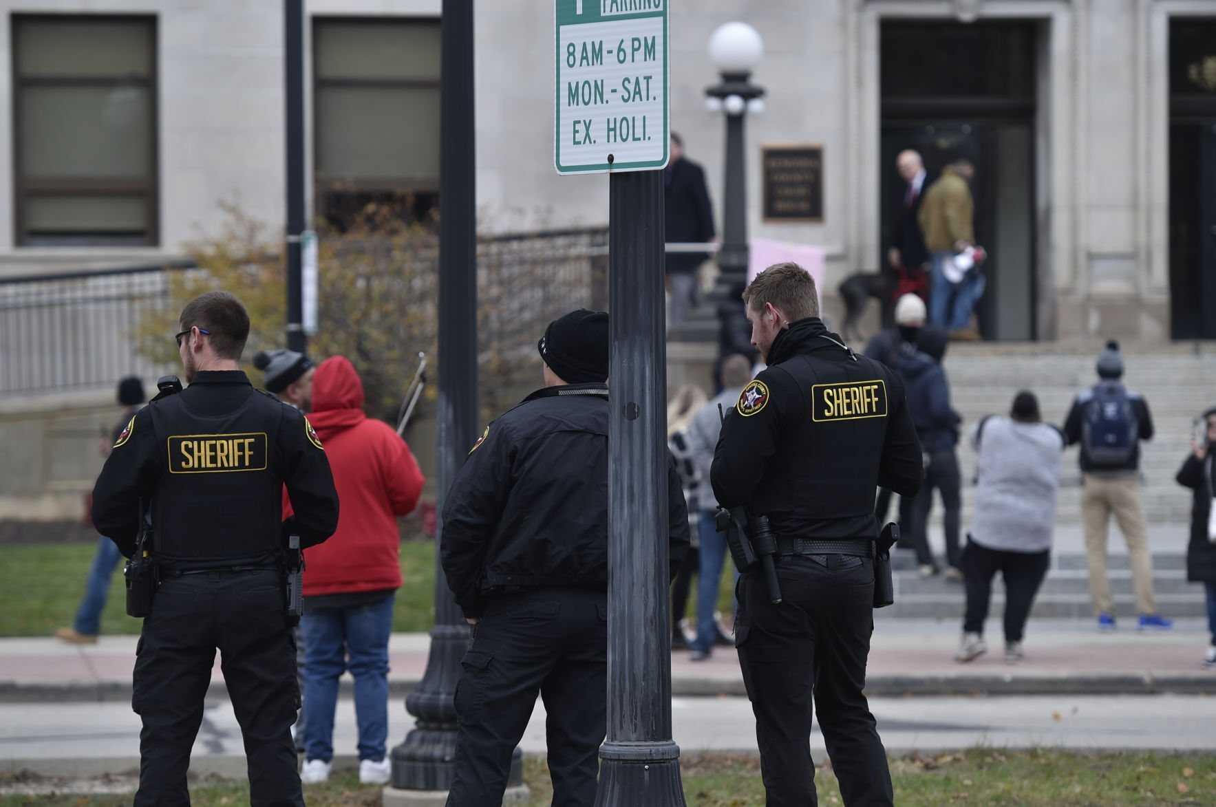 Courthouse protests
